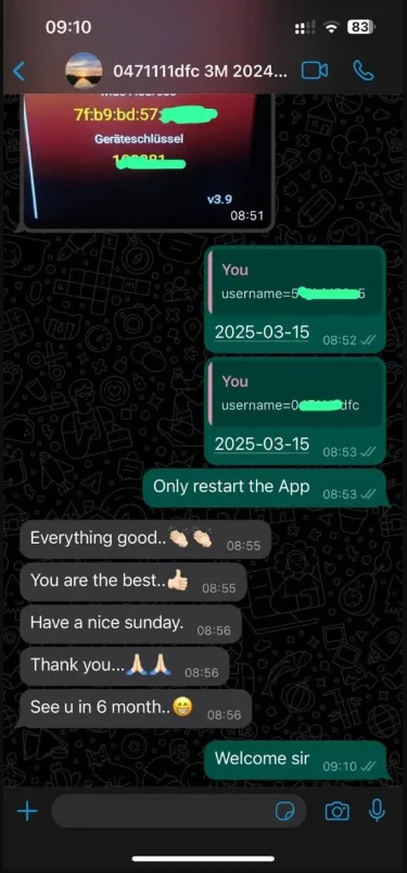 IPTV Download WhatsApp Feedback Player Test